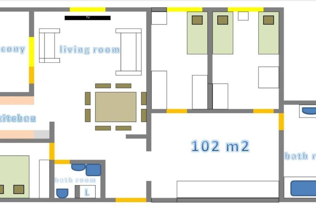 Sunny Day -Arena Zagreb , 2 Bathrooms, 102M², Ngoại thất bức ảnh